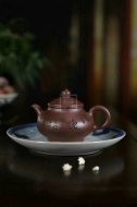 《潘壺》宜興紫砂壺助理工藝美術師手工紫泥泡茶壺禮品潘壺