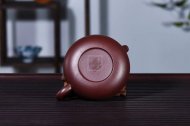 《扁西施》宜興紫砂壺高級工藝美術(shù)師手工紫茄泥西施泡茶壺茶具