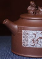 《醉翁》宜興中國(guó)工藝美術(shù)大師手工紫泥泡茶壺茶壺茶具