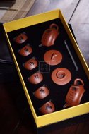 《石瓢套組》宜興實(shí)力派名家手工紅皮龍泡茶壺石瓢茶壺茶具