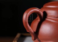 《空山幽竹》紫砂壺宜興工藝美術(shù)師手工紅皮龍茶壺茶具