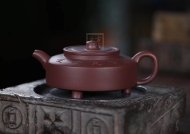 《周盤》宜興紫砂壺實力派名家手工紫泥周盤茶具茶壺