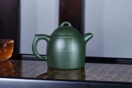 《秦權(quán)》紫砂壺全手工秦權(quán)茶壺老師民國綠壺