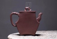 《山水龍泉》宜興紫砂壺純手工高級工藝美術師底槽青茶具