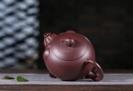 《招財進寶》宜興紫砂壺純手工330泡茶壺