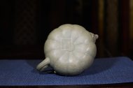 《南瓜》宜興紫砂壺名家助理工藝美術師純手工青灰段中壺茶具功夫泡茶壺家用南瓜套裝
