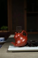《思亭》宜興紫砂壺工藝美術師手工大紅袍思亭茶具