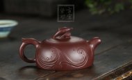 《海豚》工藝美術師手工家紫泥紫砂壺創新壺系列收藏茶壺