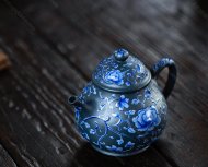 全手工點彩潘壺