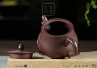 《秀竹壺》宜興名家紫砂壺助理工藝美術師手工紫泥泡茶壺茶具家用套裝