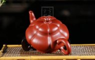 《菱韻花香》宜興紫砂菱花壺手工高級工藝美術師泡茶壺茶具大紅袍