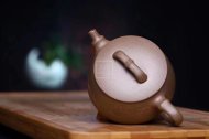 《竹節石瓢》宜興紫砂壺茶壺石瓢茶具全手工段泥