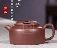 《牛蓋蓮子》宜興紫砂壺高級工藝美術師手工拼紫泥牛蓋蓮子茶壺茶具