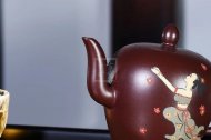 《美人肩》宜興紫砂壺實力派名家純手工美人肩紫朱泥紫砂茶壺