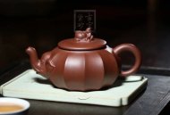 《封侯拜相》宜興紫砂壺高級工藝美術(shù)師純手工泡茶壺茶具底槽青創(chuàng)新壺