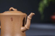 《湘妃竹（送同款茶葉罐）》宜興紫砂壺高級工藝美術師手工茶壺茶具260