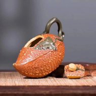 《金鈴子》宜興紫砂壺段泥高級工藝美術(shù)師手工茶壺茶具