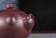 《招財進寶》宜興紫砂壺純手工330泡茶壺