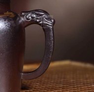 《柴燒龍騰盛世》宜興紫砂壺宮燈高級工藝美術師手工黃龍山底槽青壺家用高級工藝美術師茶壺套裝精品