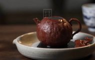 《大吉》紅降坡泥宜興紫砂壺工藝美術員全手工瓜器茶具