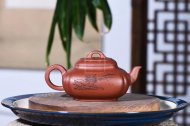 《四方抽角》宜興紫砂壺底槽青工藝美術師全手工茶壺抽角茶具