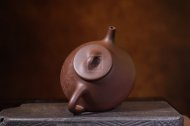 《石瓢》宜興工藝美術師手工紫砂壺紫泥料茶壺石瓢茶具