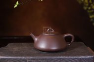 《子冶石瓢》宜興紫砂壺石瓢助理工藝美術(shù)師手工紫砂壺紫泥泡茶壺茶具