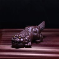 《覓財貔貅》宜興紫砂壺茶壺茶具純手工紫泥