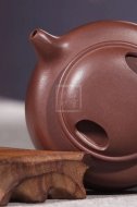 《牛蓋蓮子》宜興紫砂壺高級工藝美術師手工拼紫泥牛蓋蓮子茶壺茶具