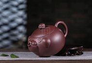 《招財進寶》宜興紫砂壺純手工330泡茶壺