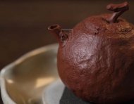 《大吉》紅降坡泥宜興紫砂壺工藝美術員全手工瓜器茶具