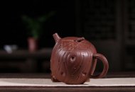 《年輪》宜興紫砂壺老師全手工工藝美術師茶壺具紫泥壺