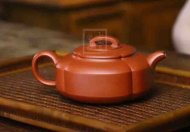 《周盤》宜興紫砂壺工藝美術師手工紅皮龍泡茶壺周盤茶具