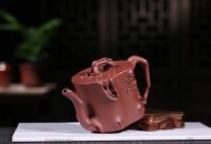 《明式梅樁》紫砂壺宜興高級工藝美術師手工底槽青梅樁泡茶壺茶壺
