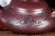《漢棠石瓢》紫砂壺宜興工藝美術師手工泡茶壺石瓢茶具紫泥茶壺