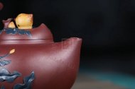 《多子多福》宜興紫砂壺高級工藝美術師純手工底槽青中壺茶具泡茶壺創新壺
