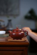 《掇只》宜興工藝美術師手工紫砂壺掇只泡茶壺茶具頂級大紅袍