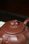 《封侯拜相》宜興紫砂壺高級工藝美術(shù)師純手工泡茶壺茶具底槽青創(chuàng)新壺
