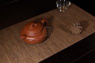 《仿古如意》紫砂茶具茶壺助理工藝美術師純手工仿古如意大紅袍