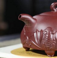 《福臨門》宜興高級工藝美術師手工紫砂壺全手工底槽青泡茶壺