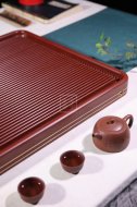《紅漢金邊膠木茶盤》宜興紫砂壺膠木純手工泡茶壺特價茶具