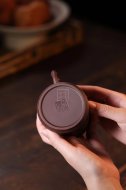 《雀竹杯》宜興紫砂壺實(shí)力派名家手工黃龍山紫泥泡茶壺茶具