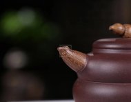 《福祿》宜興紫砂壺葫蘆紫砂泡茶壺紫泥手工工藝美術(shù)師紫砂茶具