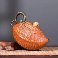 《金鈴子》宜興紫砂壺段泥高級工藝美術(shù)師手工茶壺茶具