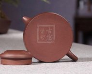 《牛蓋蓮子》宜興紫砂壺高級工藝美術師手工拼紫泥牛蓋蓮子茶壺茶具