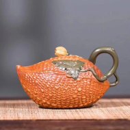 《金鈴子》宜興紫砂壺段泥高級工藝美術(shù)師手工茶壺茶具