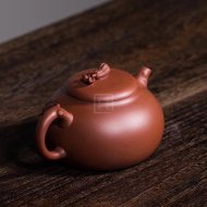 《佛首》宜興工藝美術師手工紫砂壺家用茶壺具套裝清水泥花器